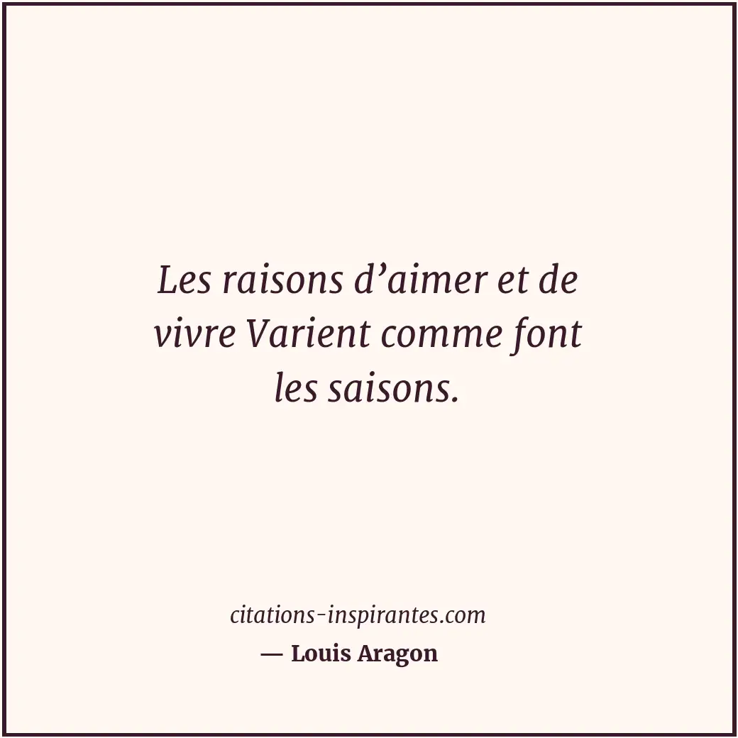 Citation de Louis Aragon