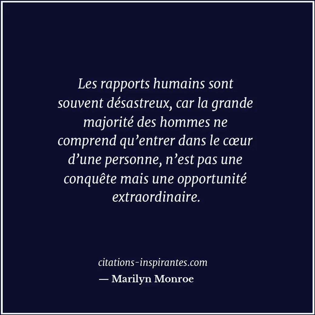 Citation de Marilyn Monroe