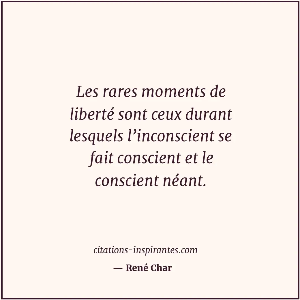 Citation de René Char
