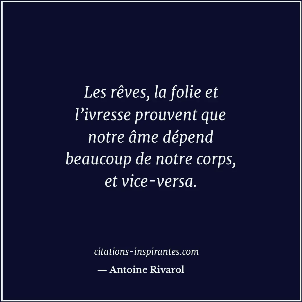 Citation de Antoine Rivarol