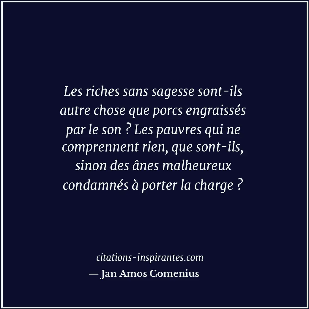 Citation de Jan Amos Comenius