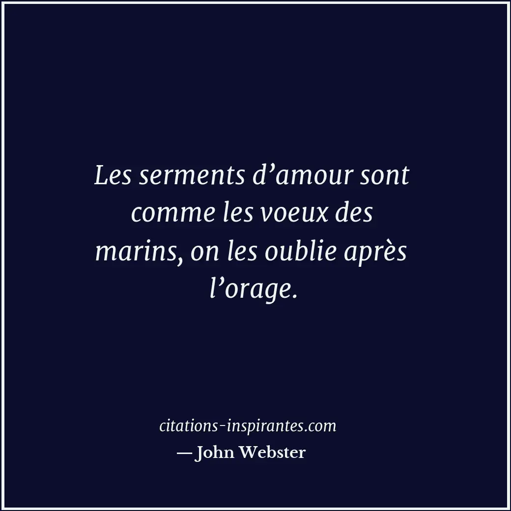 Citation de John Webster