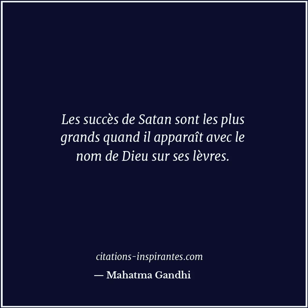 Citation de Mahatma Gandhi