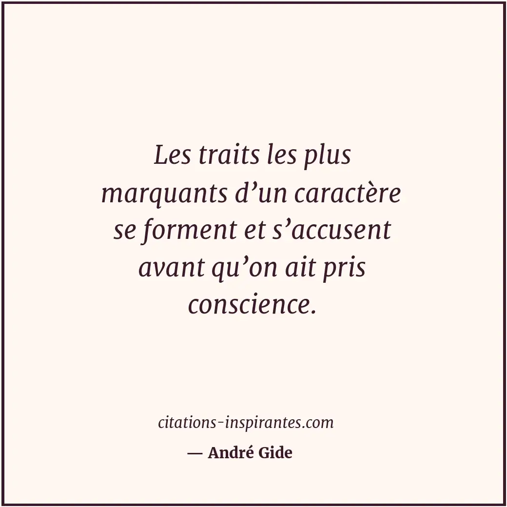Citation de André Gide