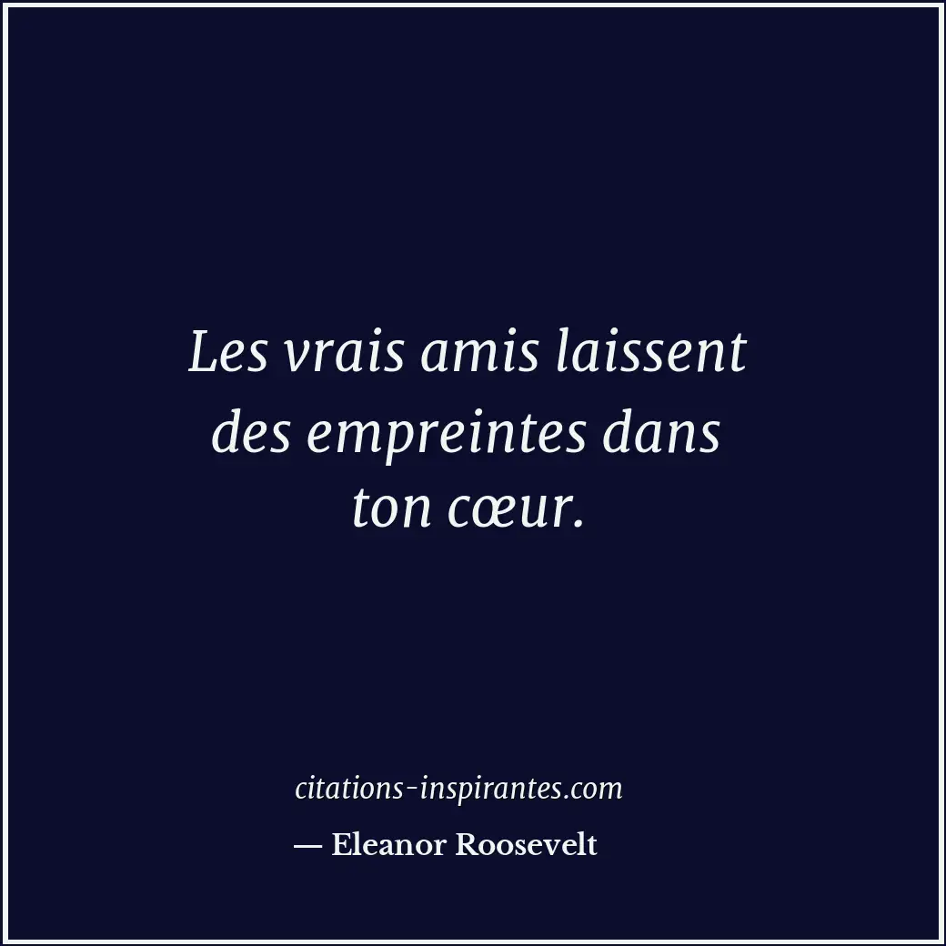 Citation de Eleanor Roosevelt