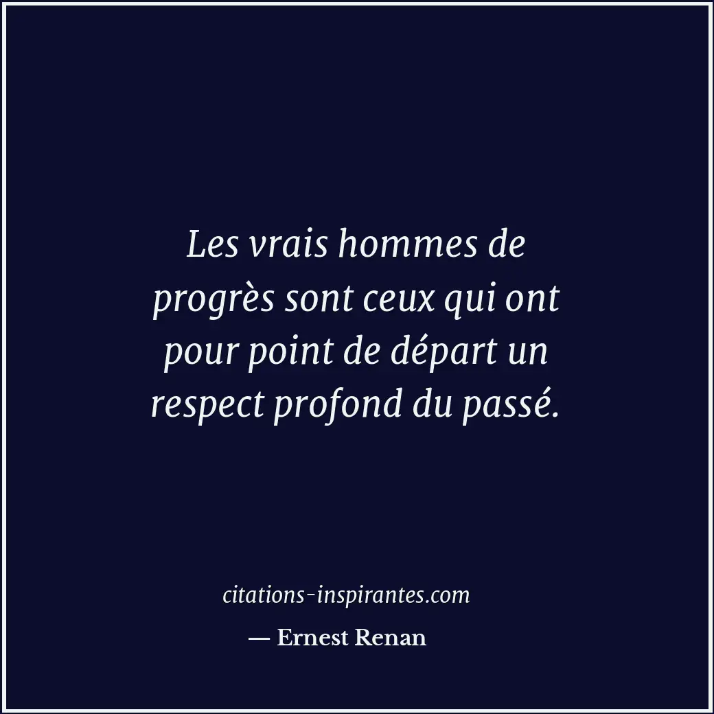 Citation de Ernest Renan