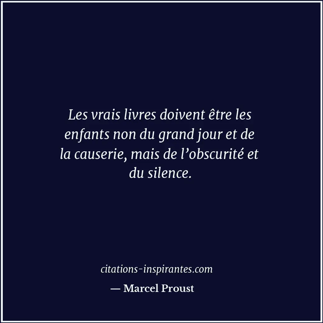 Citation de Marcel Proust