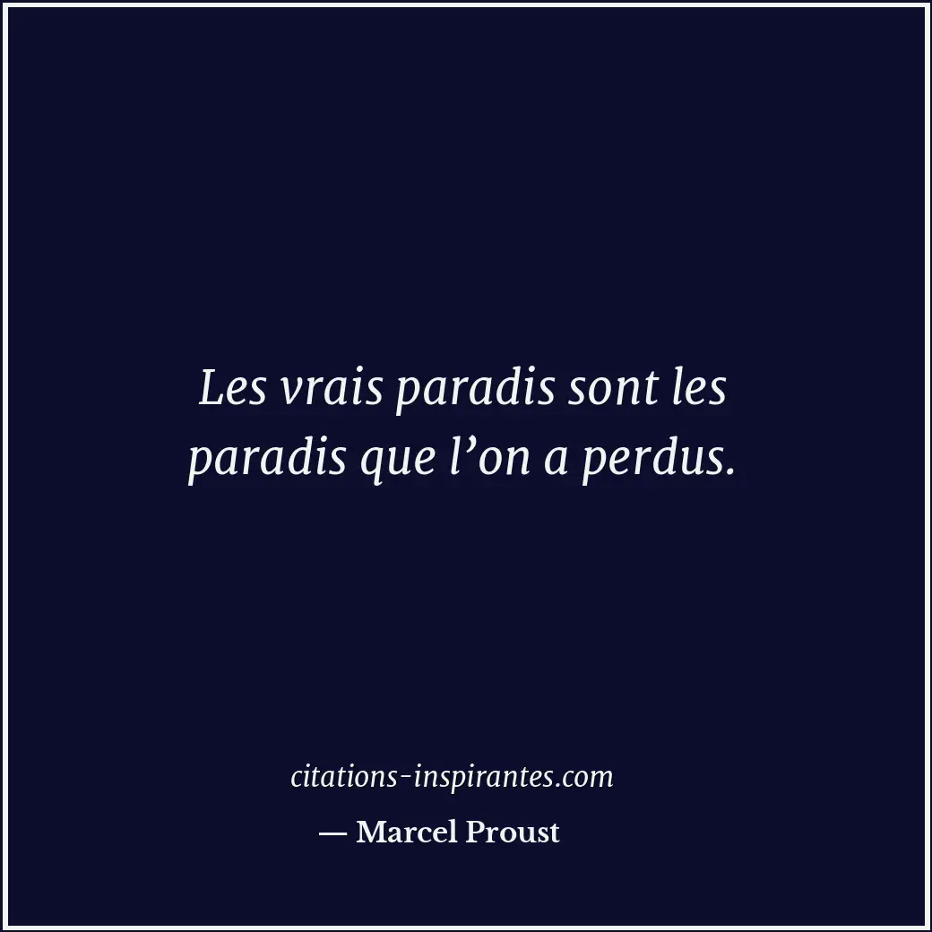 Citation de Marcel Proust