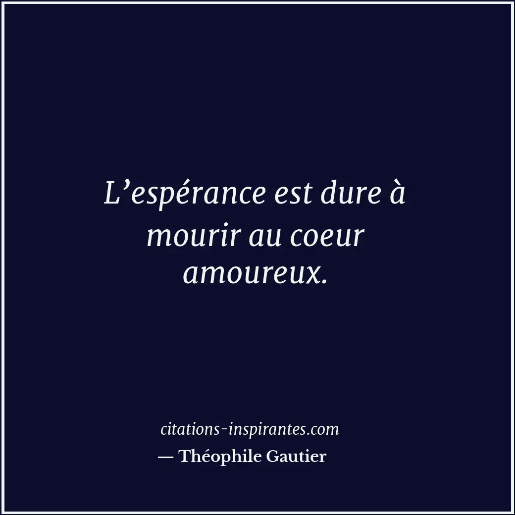 Citation de Théophile Gautier