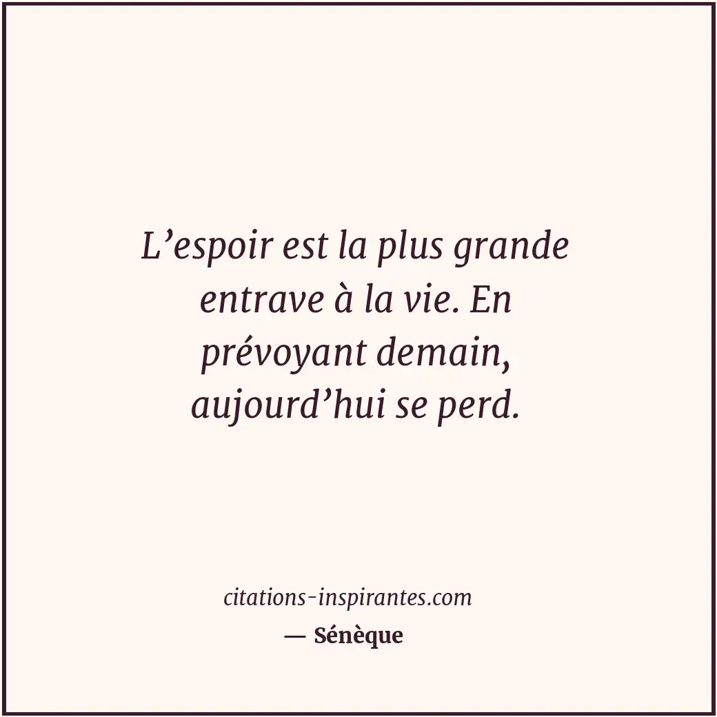 Citation de Sénèque
