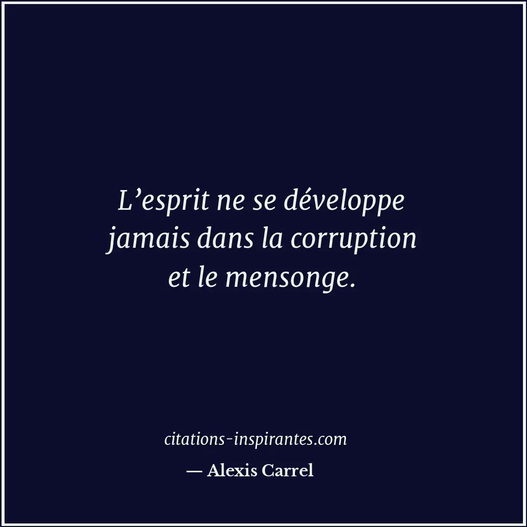 Citation de Alexis Carrel