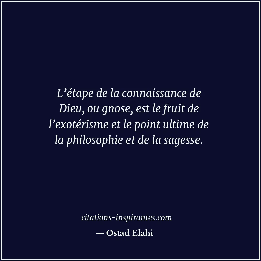Citation de Ostad Elahi