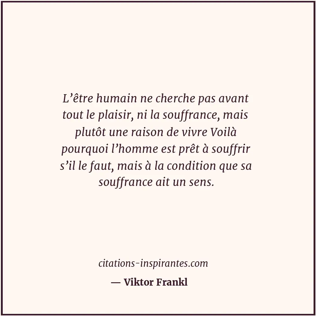 Citation de Viktor Frankl