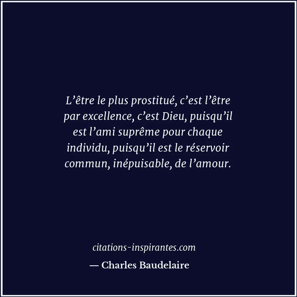 Citation de Charles Baudelaire