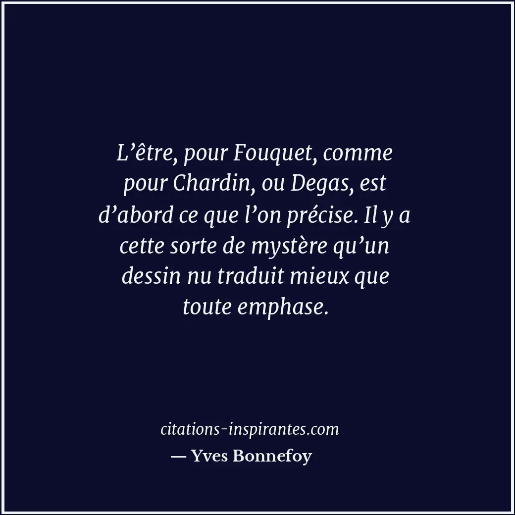 Citation de Yves Bonnefoy