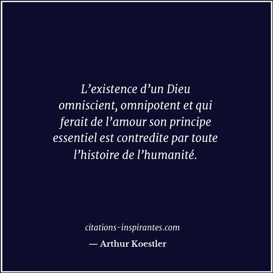 Citation de Arthur Koestler