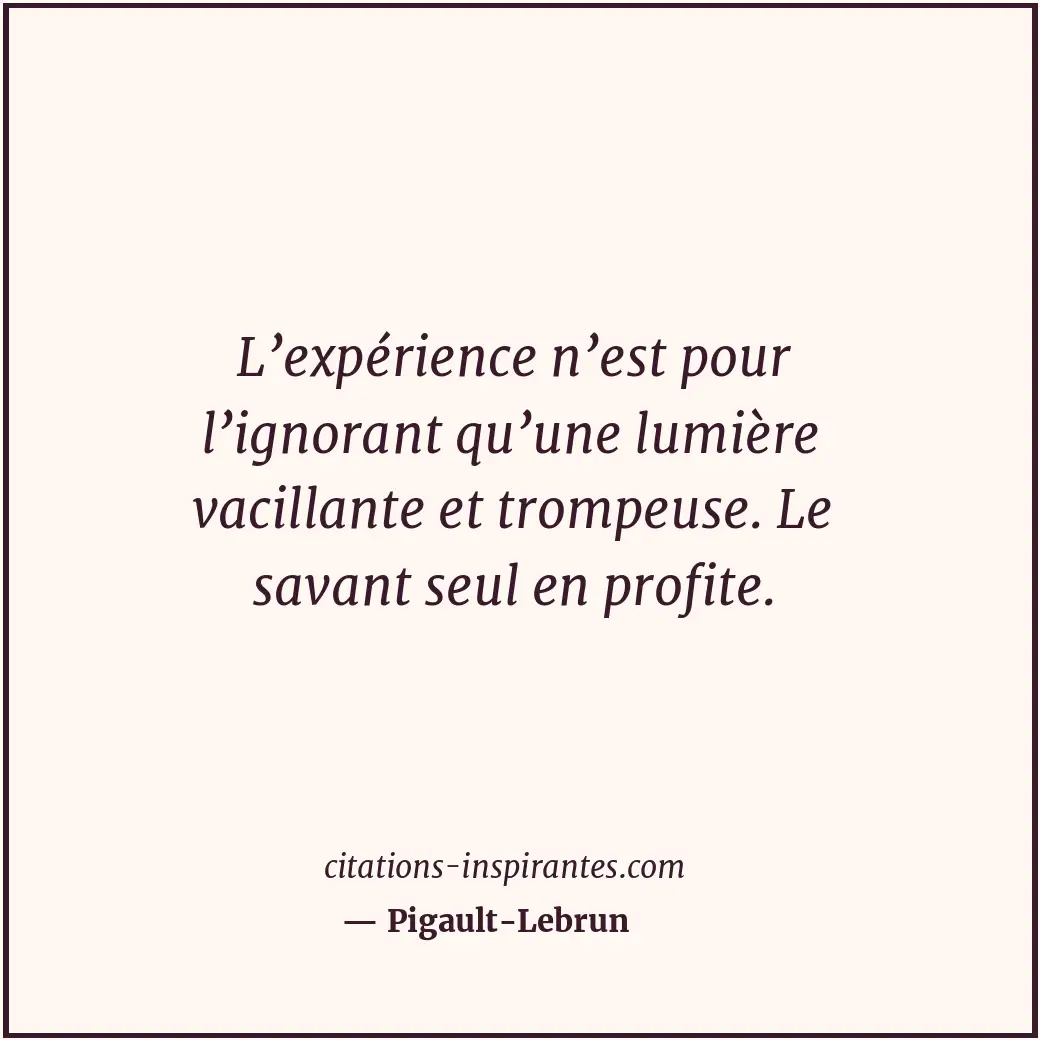 Citation de Pigault-Lebrun