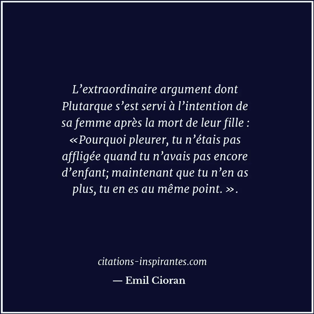 Citation de Emil Cioran