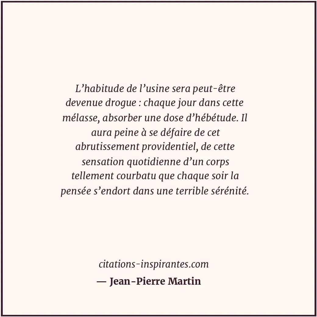 Citation de Jean-Pierre Martin