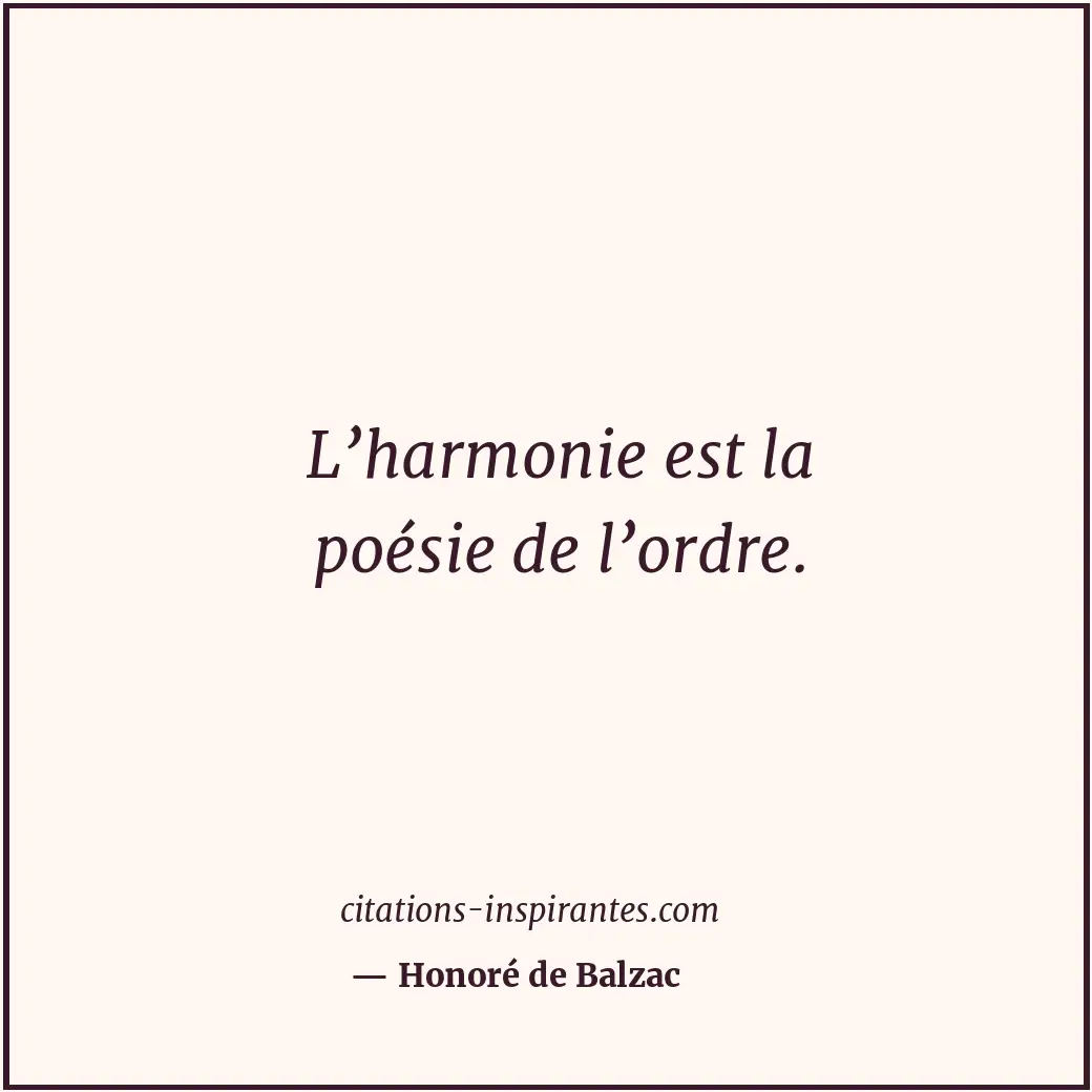Citation de Honoré de Balzac