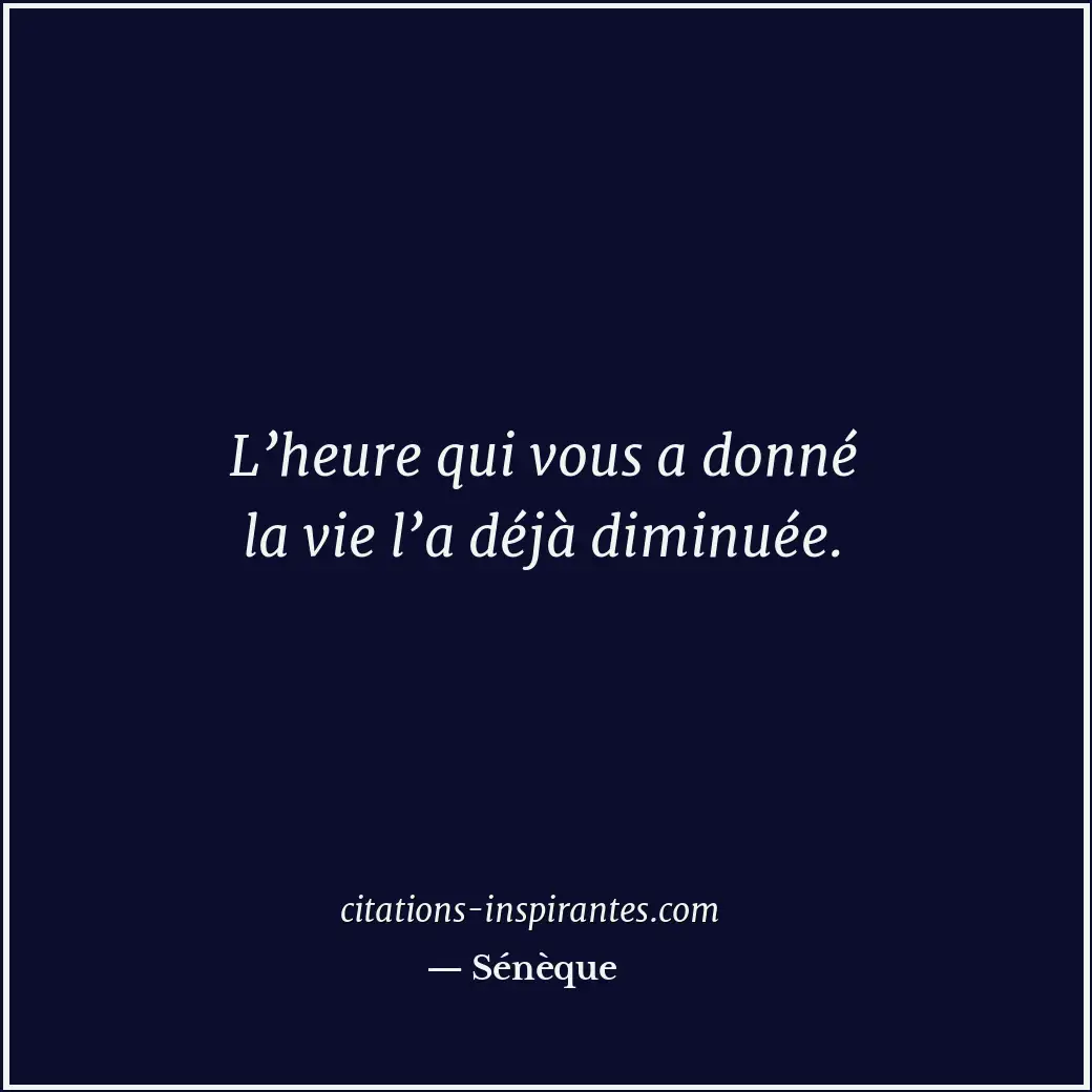 Citation de Sénèque