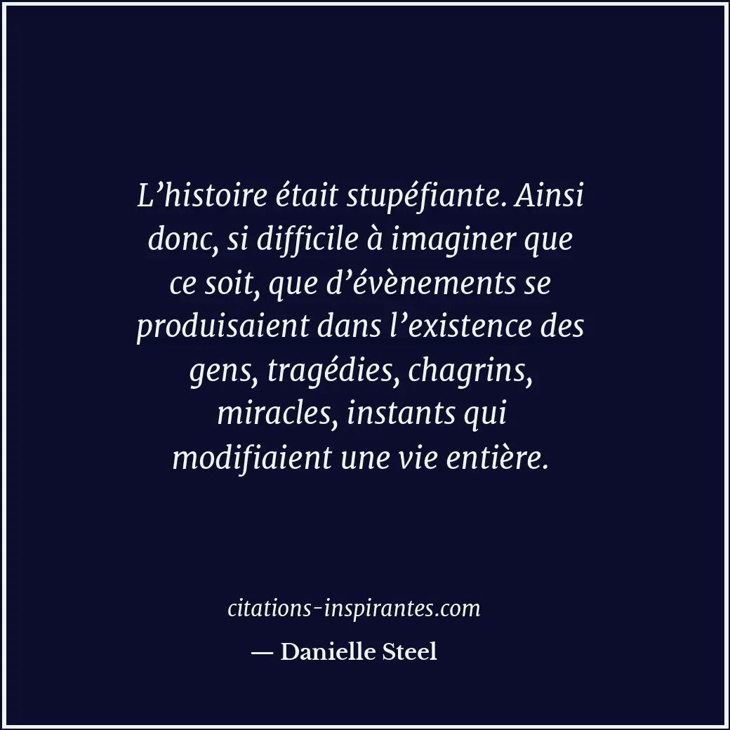 Citation de Danielle Steel