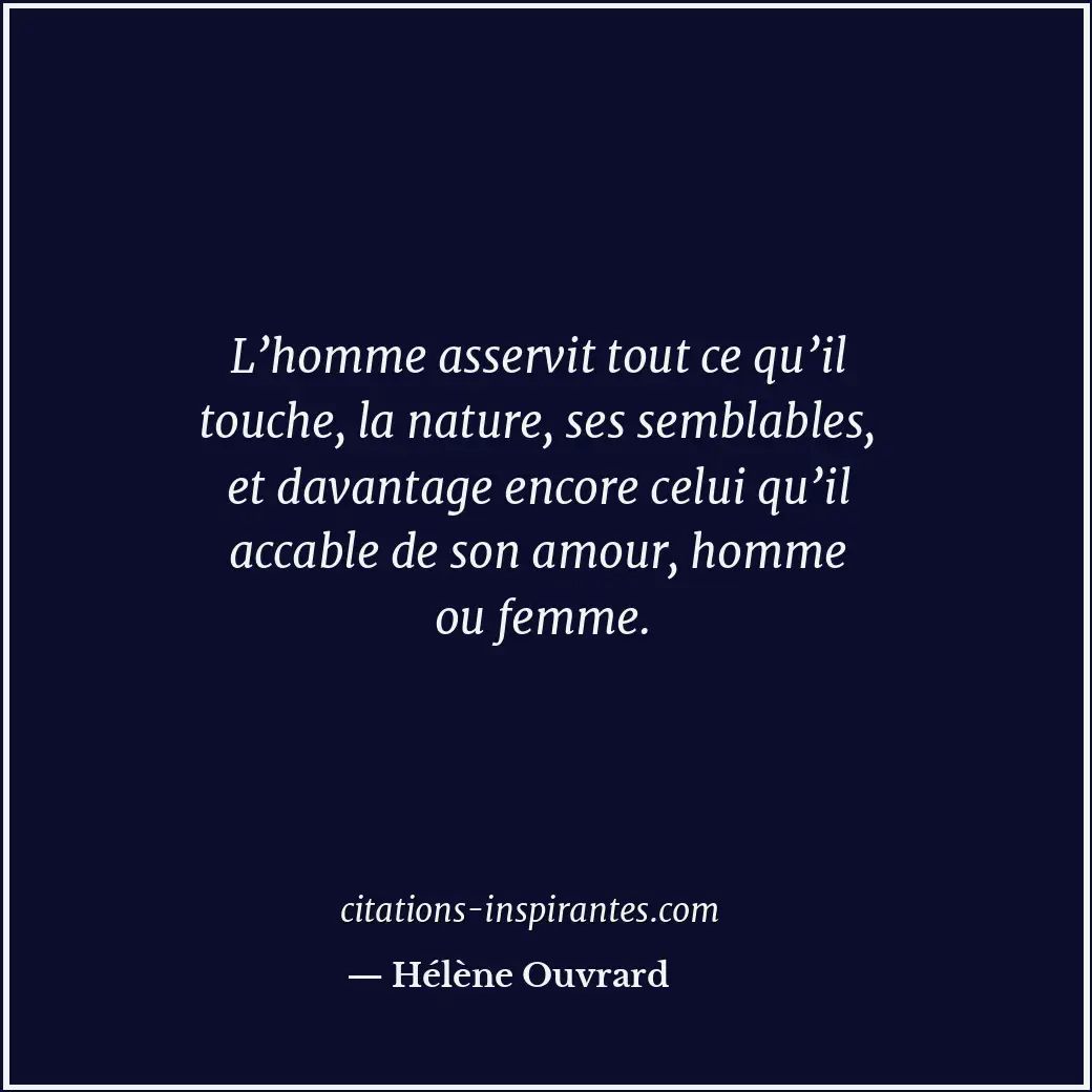 Citation de Hélène Ouvrard