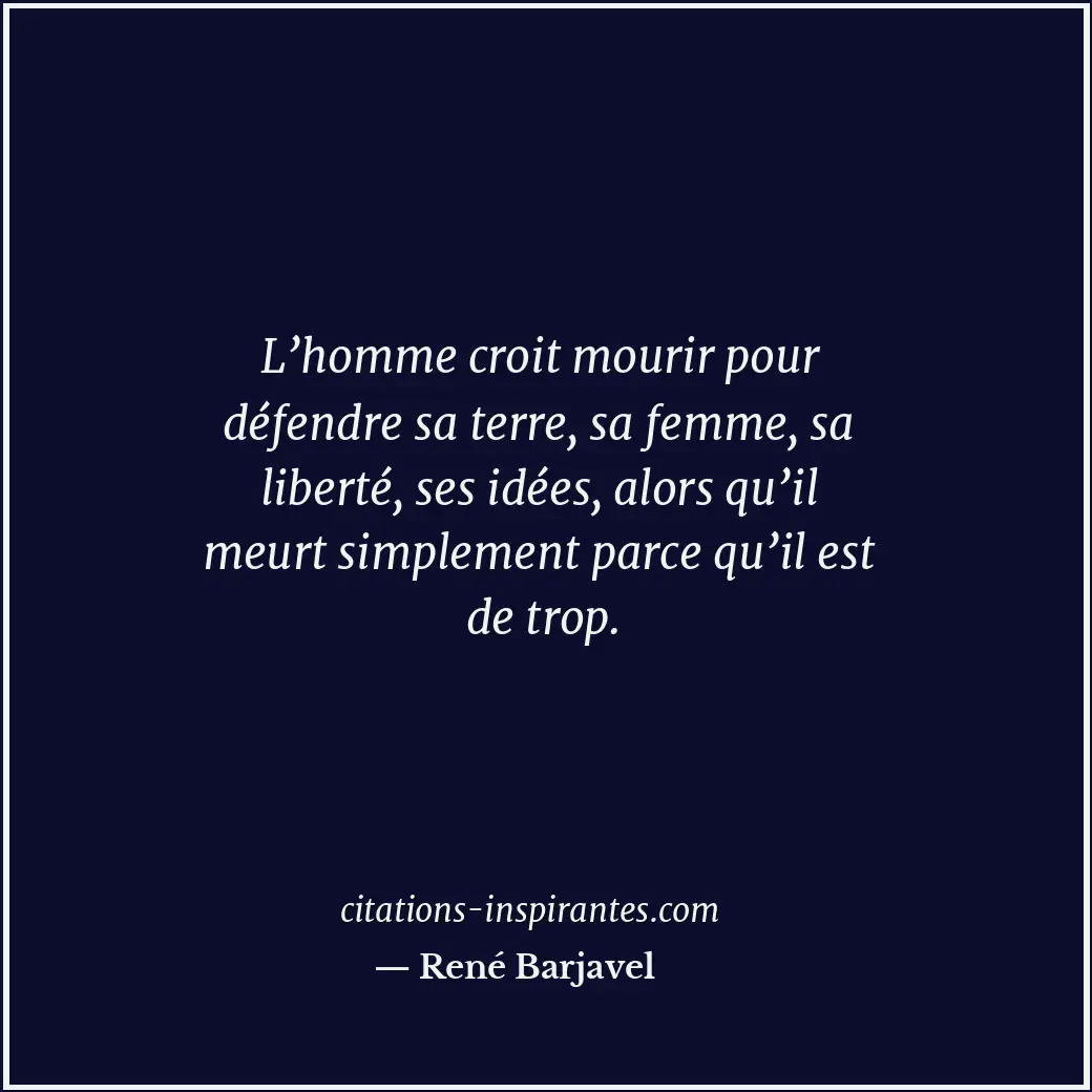 Citation de René Barjavel
