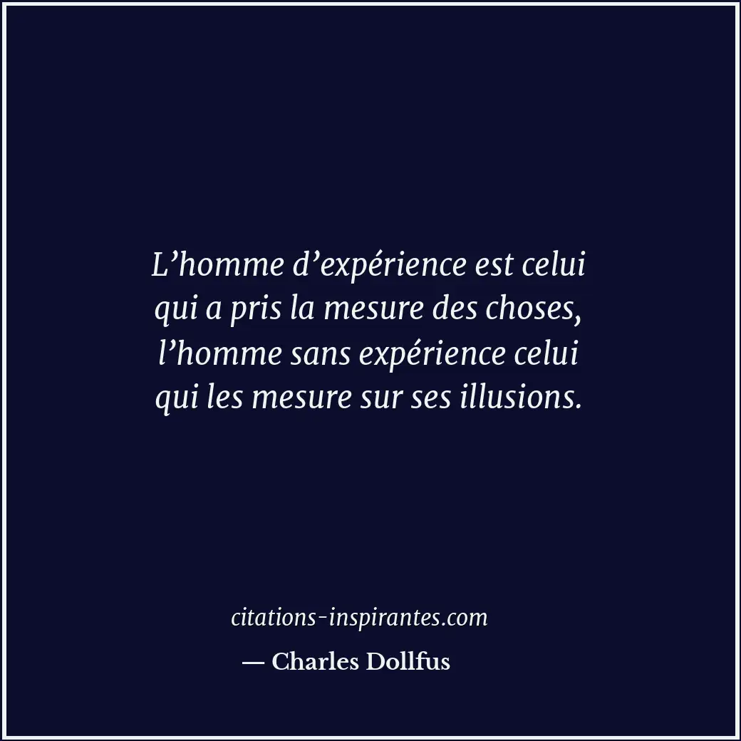 Citation de Charles Dollfus