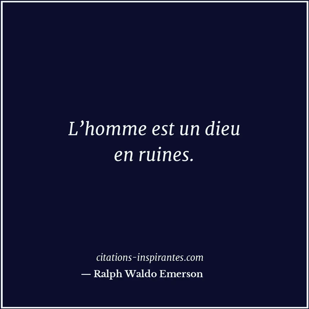 Citation de Ralph Waldo Emerson