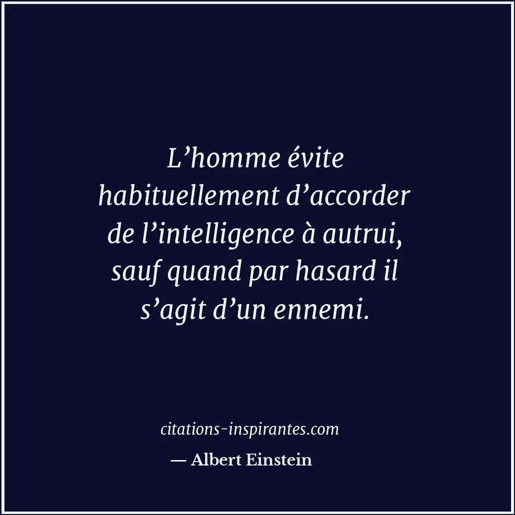 Citation de Albert Einstein