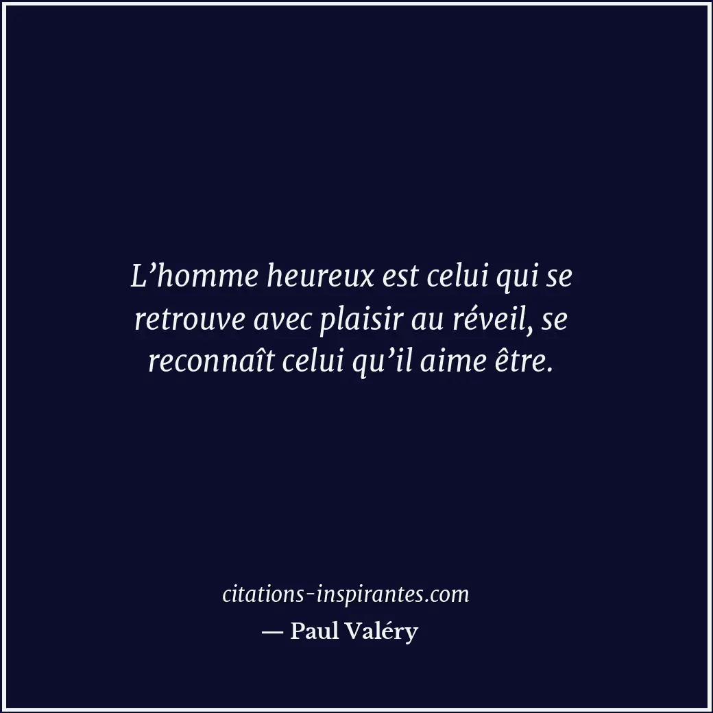 Citation de Paul Valéry