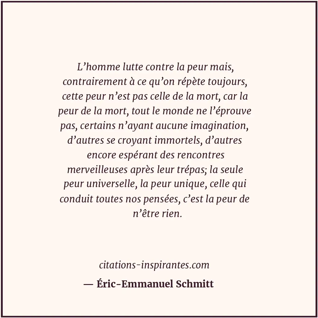 Citation de Éric-Emmanuel Schmitt