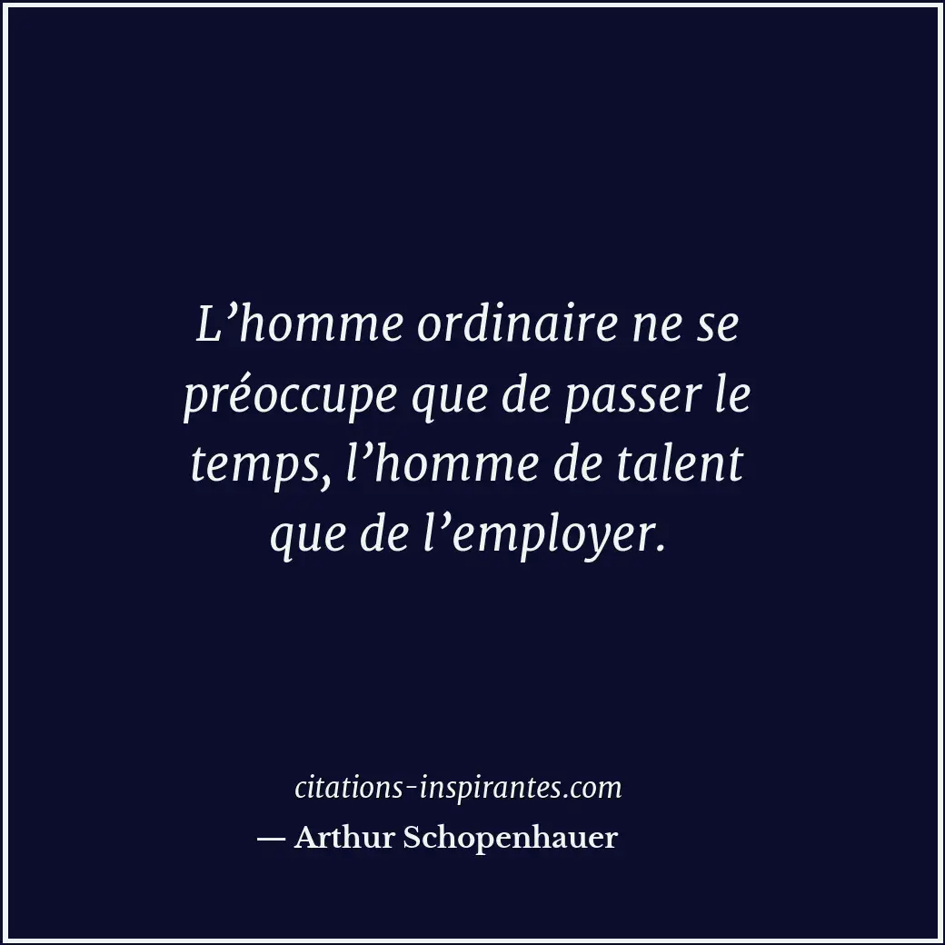 Citation de Arthur Schopenhauer