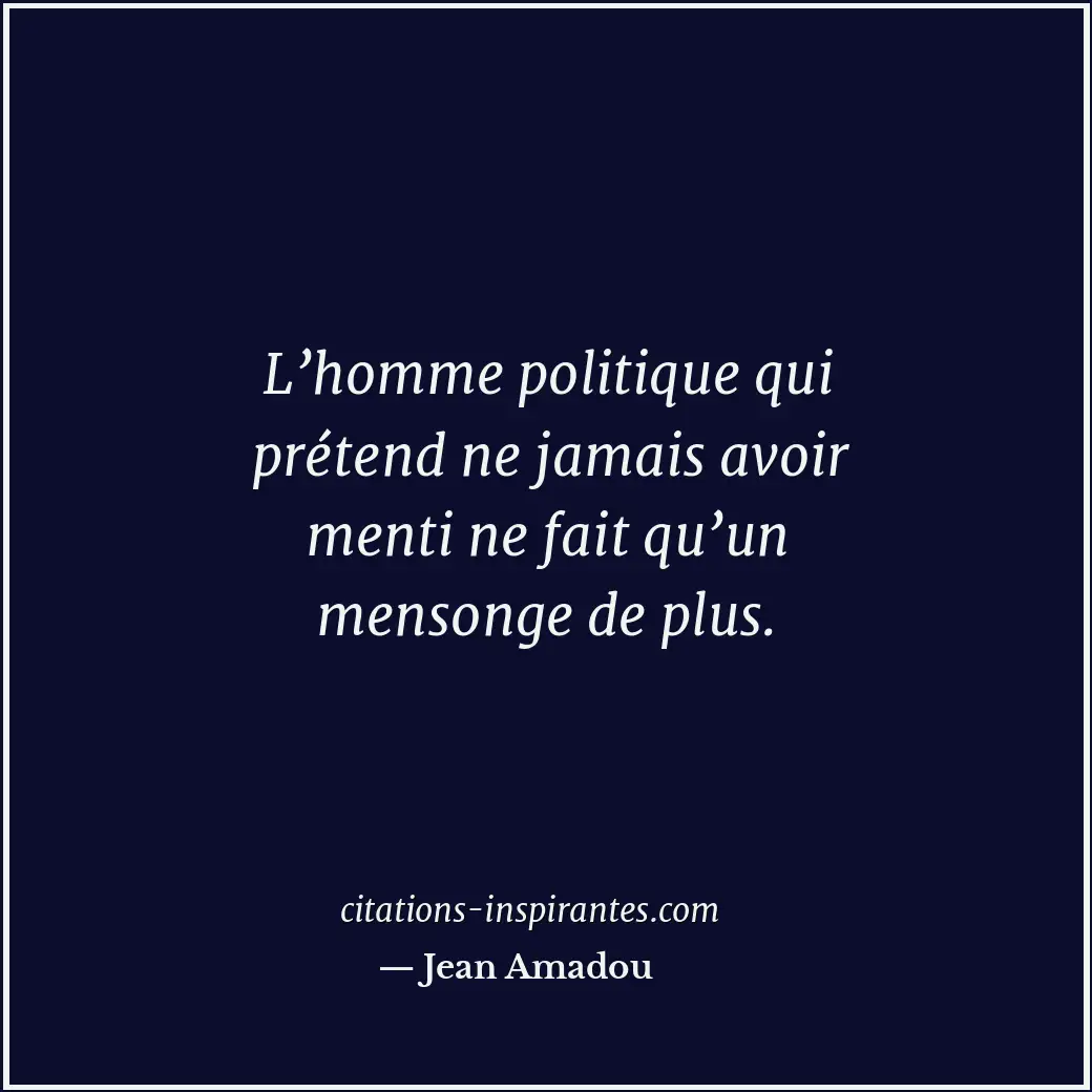 Citation de Jean Amadou