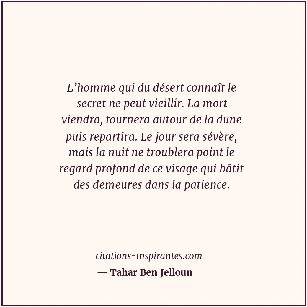 Citation de Tahar Ben Jelloun