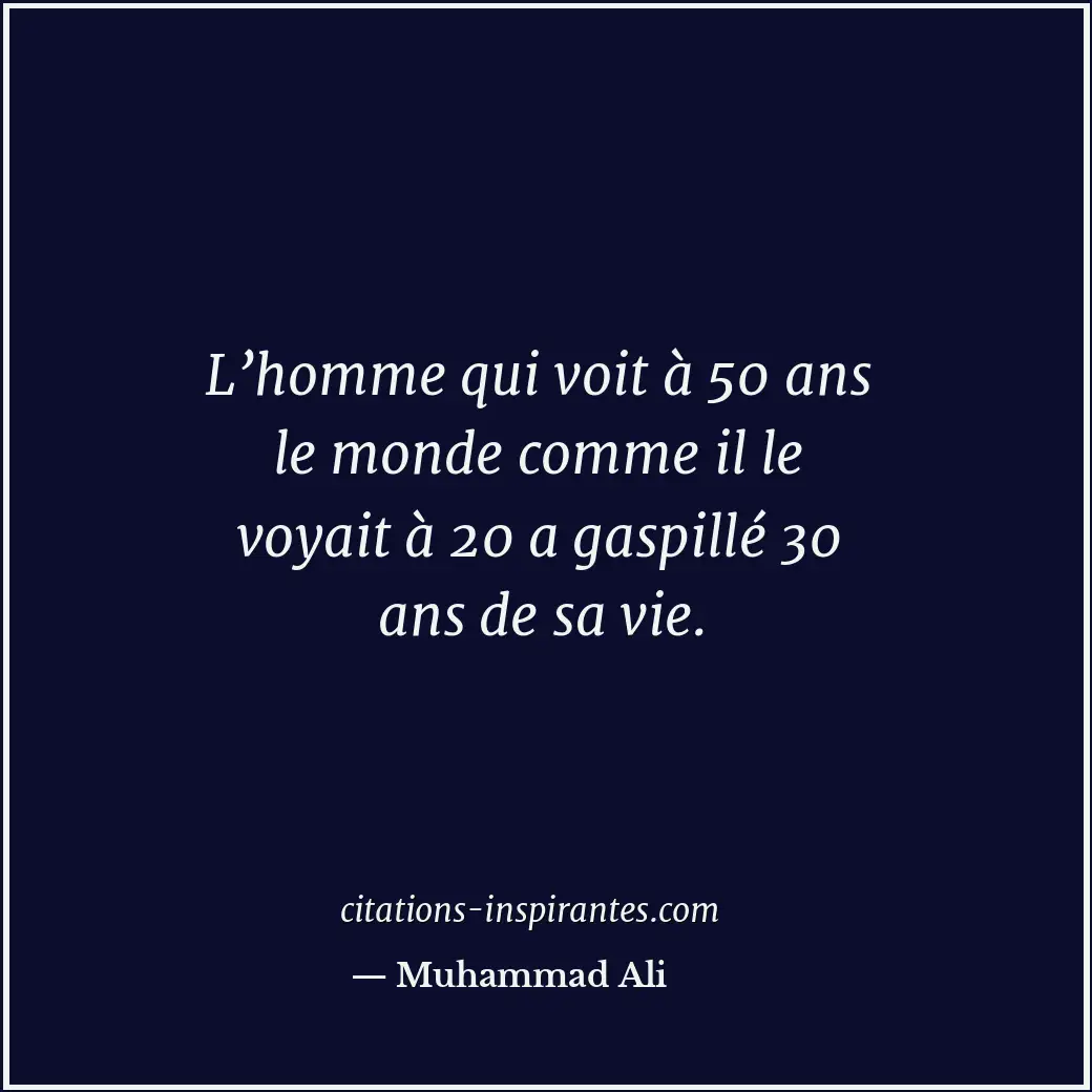 Citation de Muhammad Ali