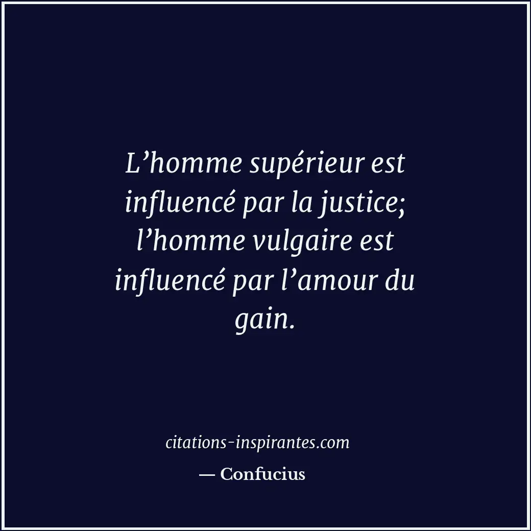 Citation de Confucius