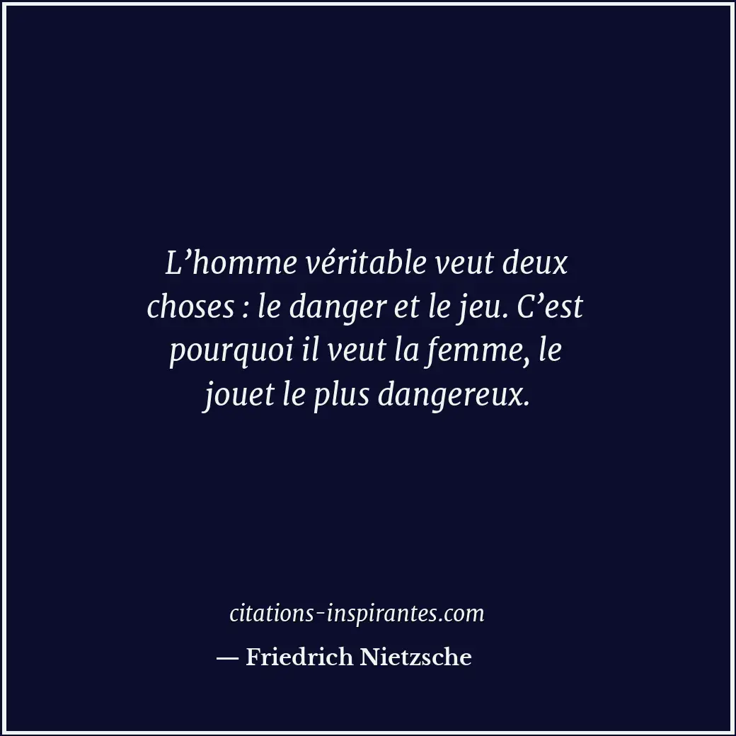 Citation de Friedrich Nietzsche