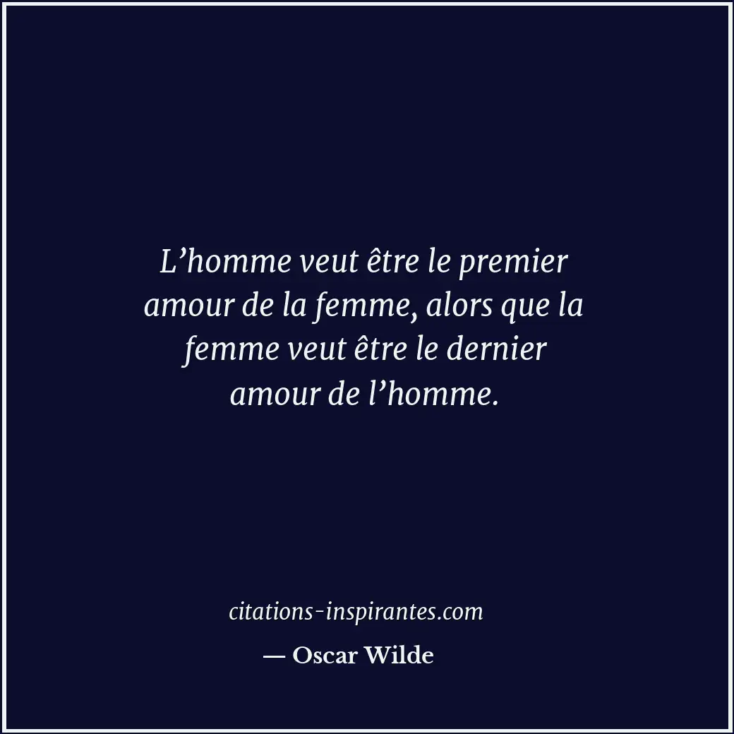 Citation de Oscar Wilde