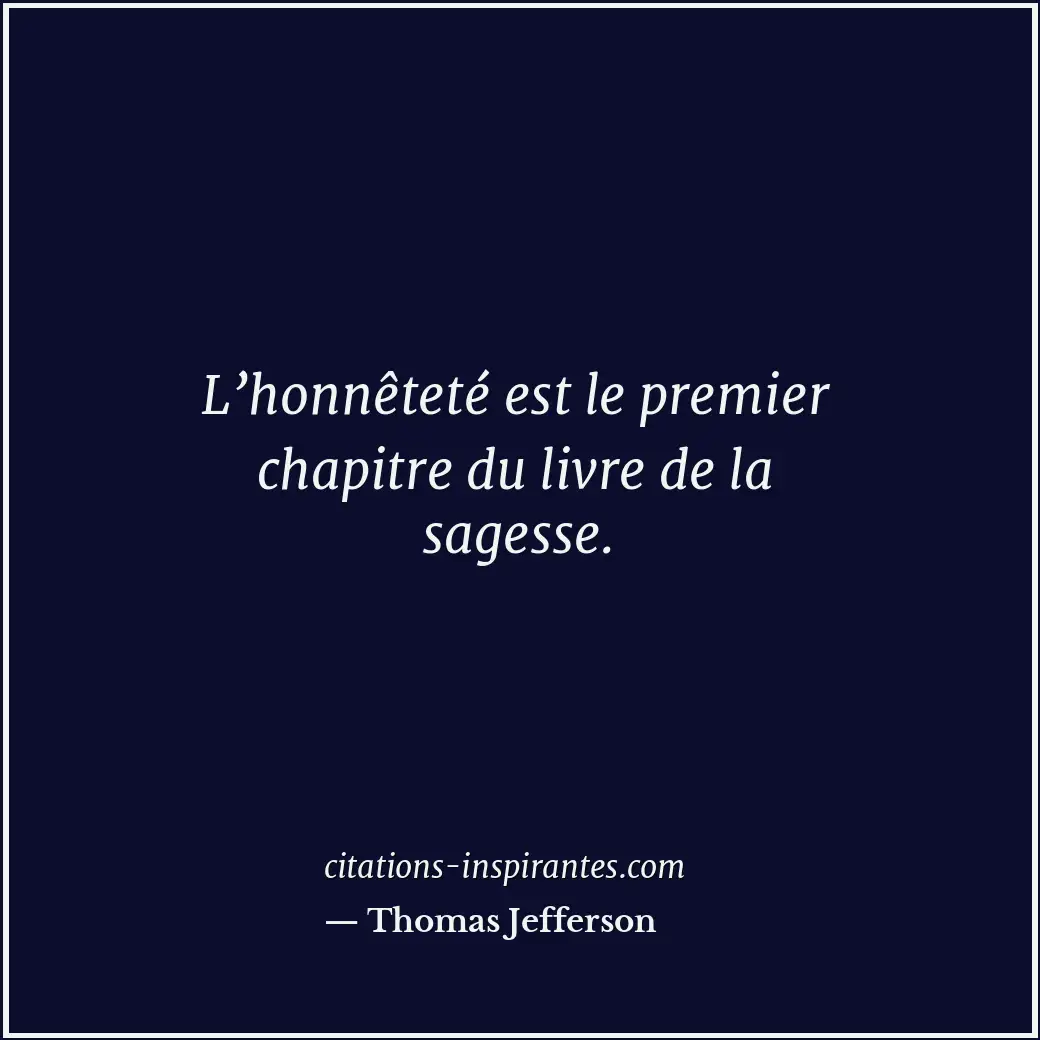 Citation de Thomas Jefferson