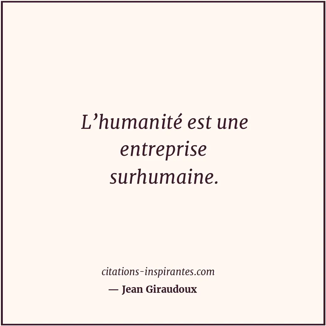 Citation de Jean Giraudoux