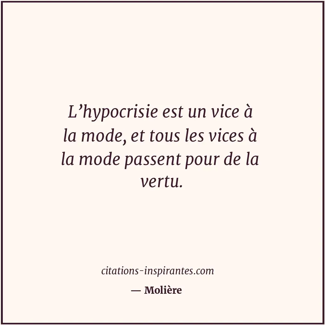 Citation de Molière