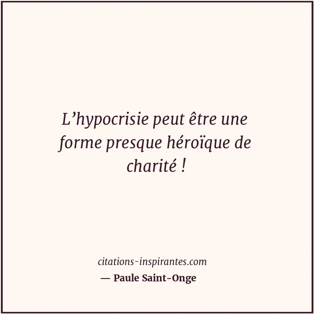 Citation de Paule Saint-Onge