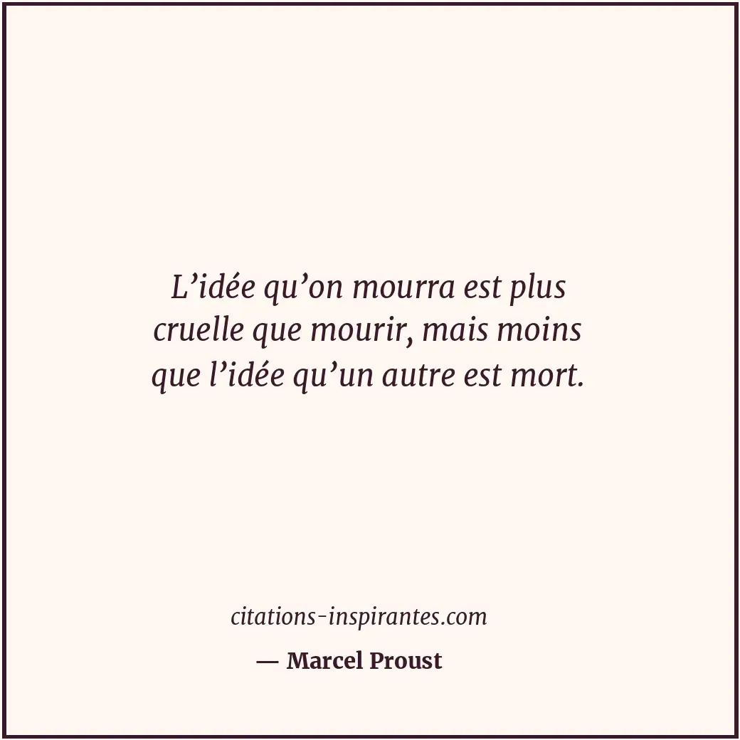 Citation de Marcel Proust