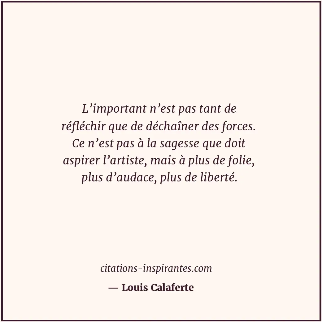 Citation de Louis Calaferte