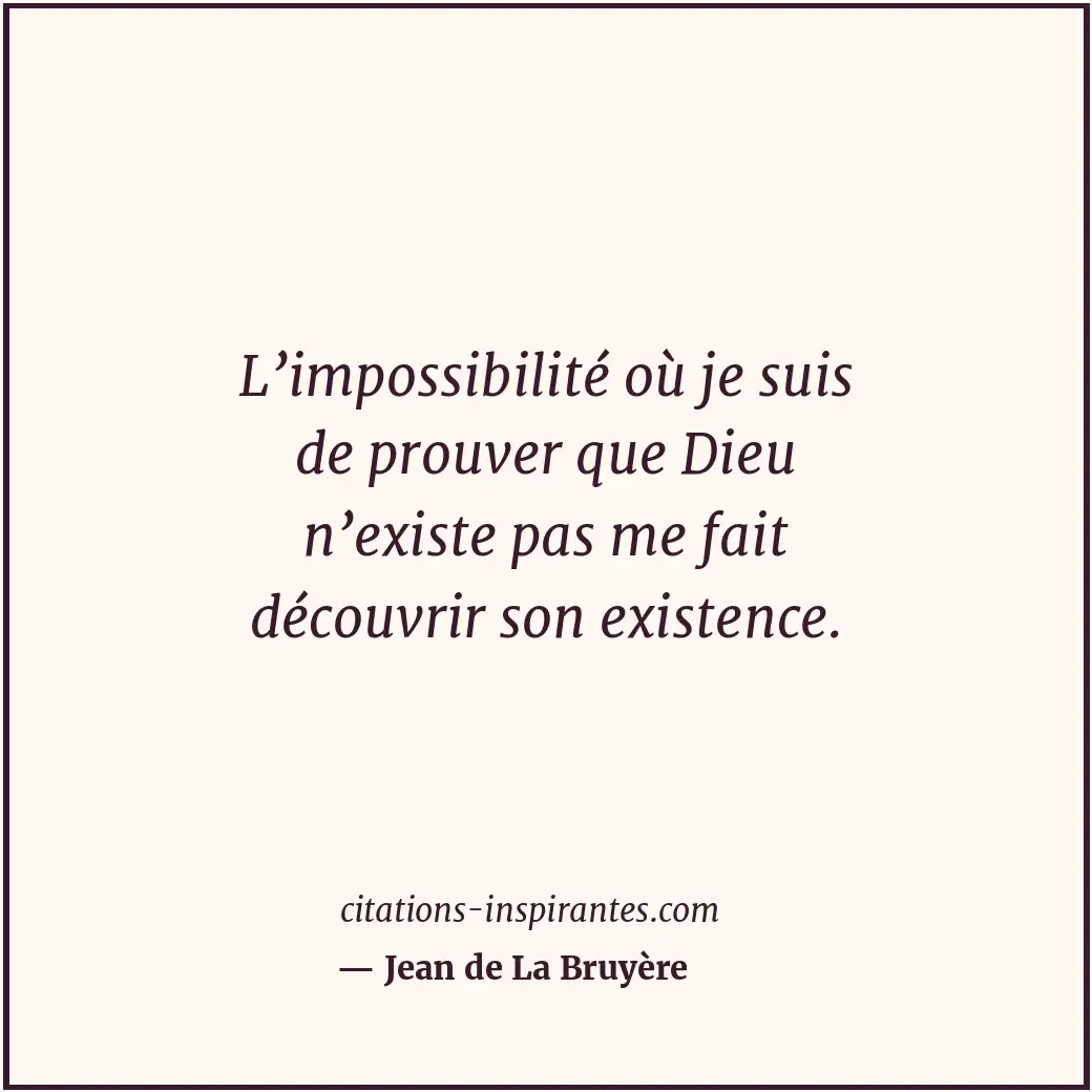 Citation de Jean de La Bruyère