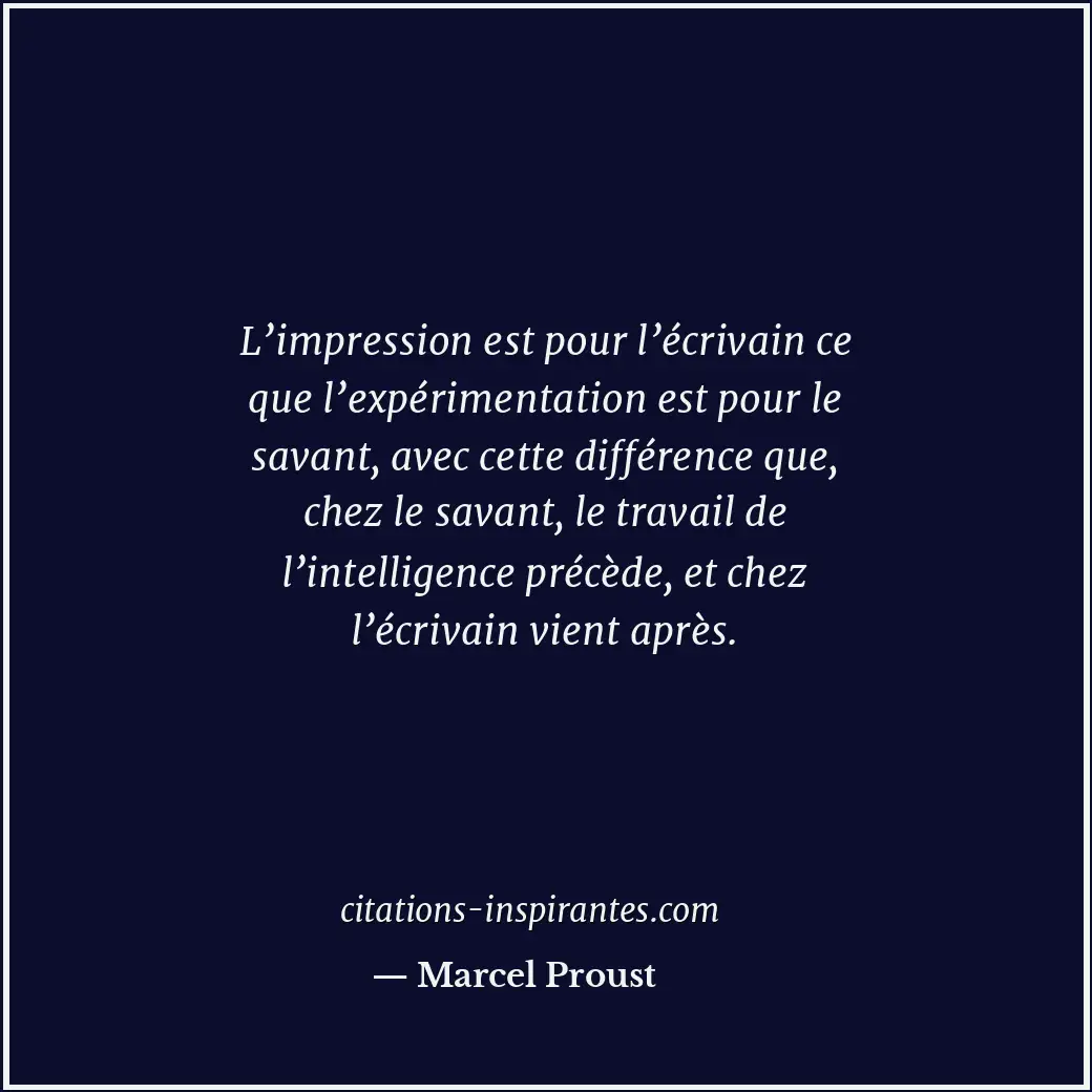 Citation de Marcel Proust
