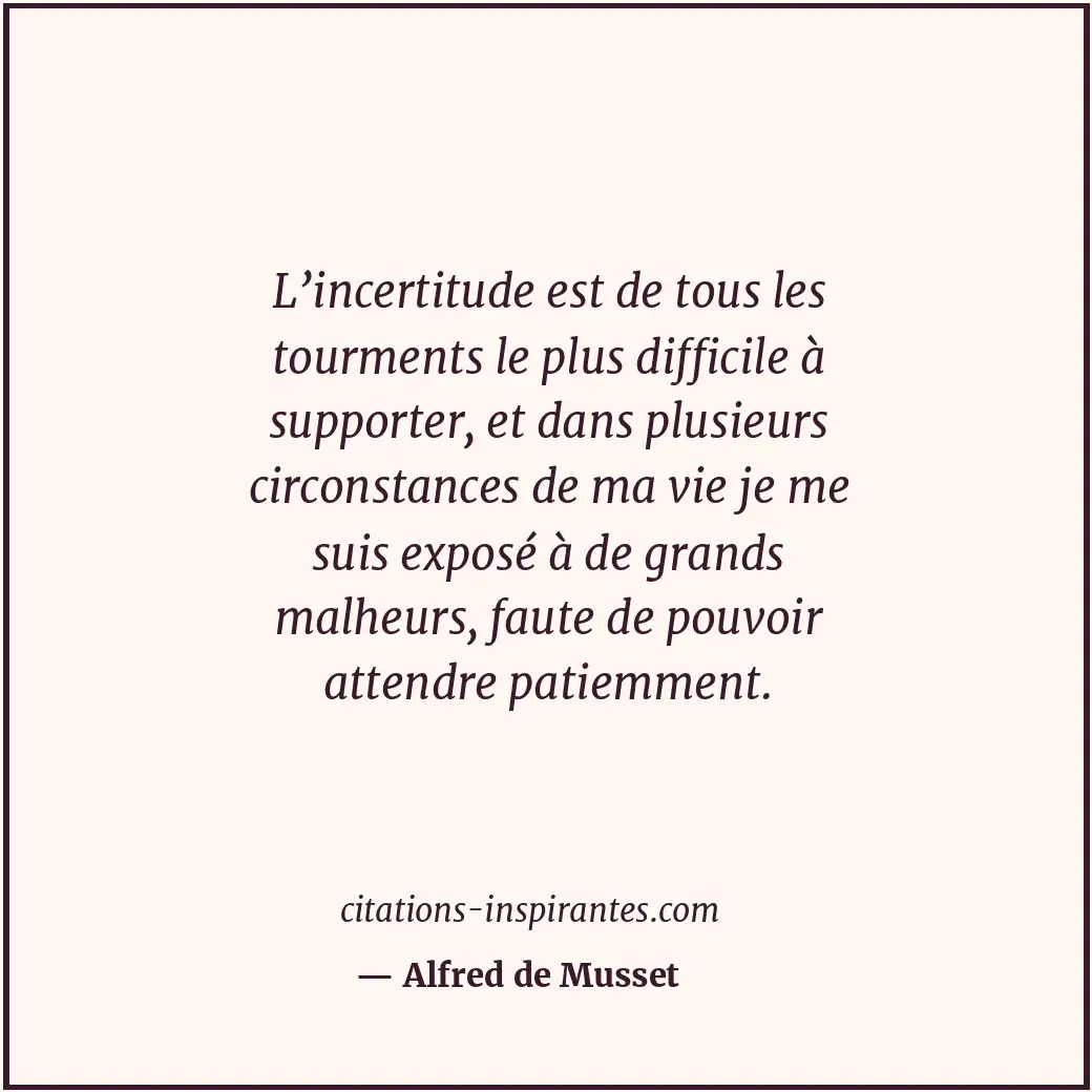 Citation de Alfred de Musset