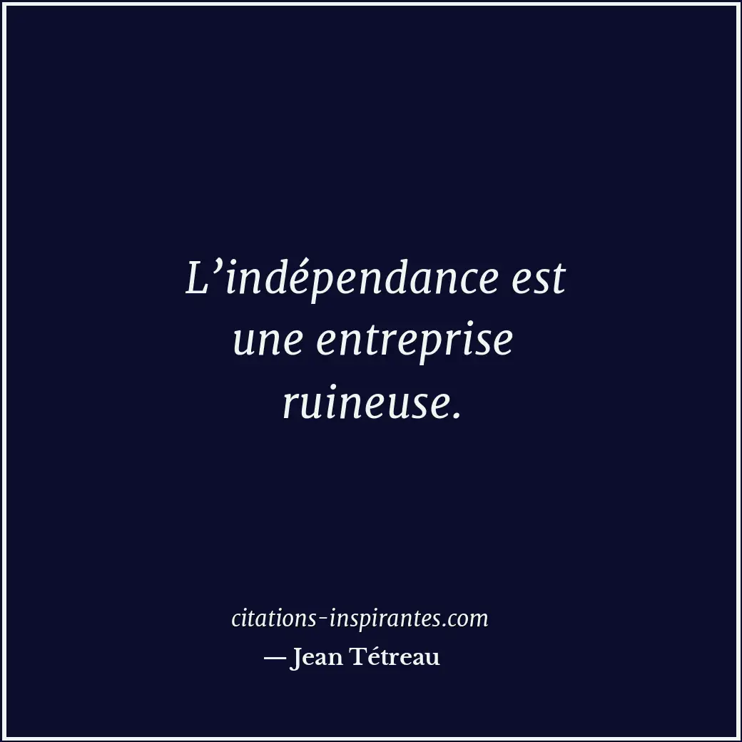 Citation de Jean Tétreau